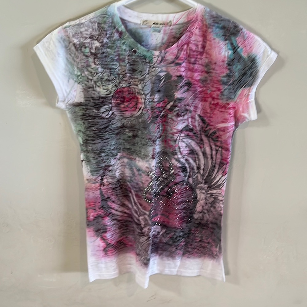 Hello Miss T-shirt with sparkles